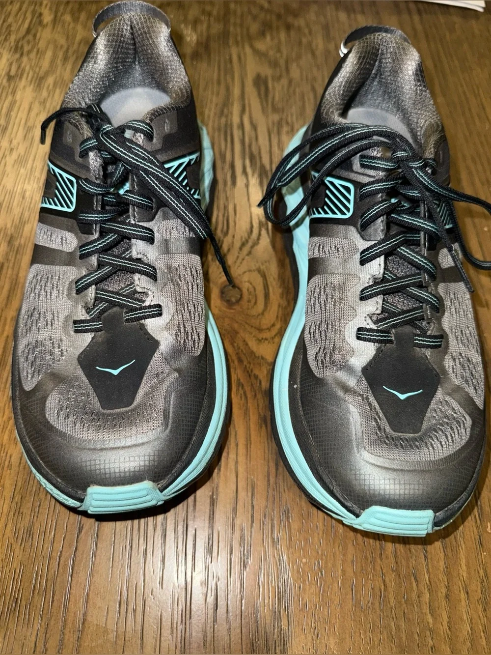 Hoka One One Stinson ATR 5 Trail Running Shoes Gray Blue Women's Size 7